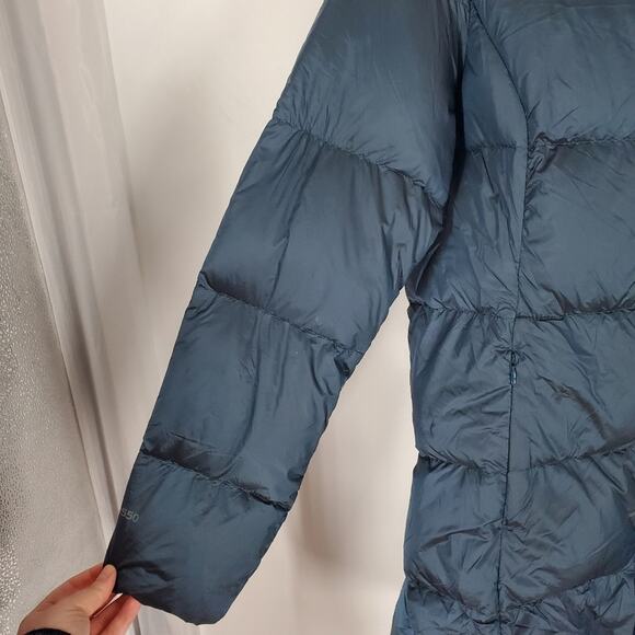 Eddie Bauer Women's Peacock Blue Luna Peak Down Filled Parka Jacket M - Picture 5 of 12